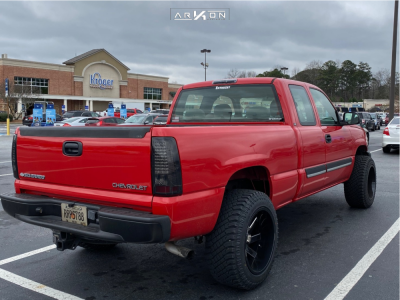 1 2004 Silverado 1500 Chevrolet Rough Country Suspension Lift 45in Arkon Off Road Lincoln Black