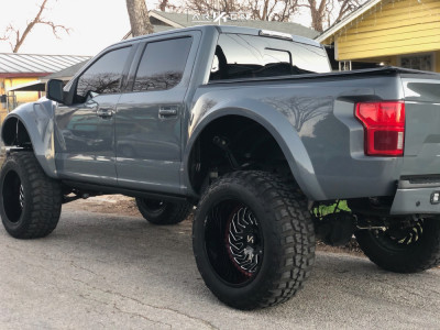 1 2019 F 150 Ford Readylift Suspension Lift 9in Arkon Off Road Crown Series Victory Machined Black