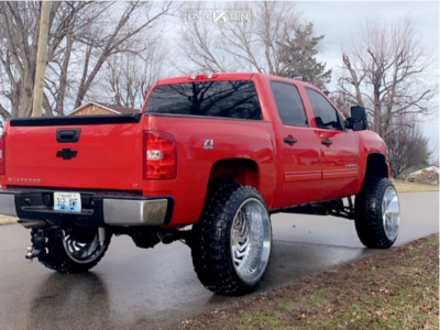 1 2011 Silverado 1500 Chevrolet Mcgaughys Suspension Lift 9in Arkon Off Road Crown Series Victory Chrome