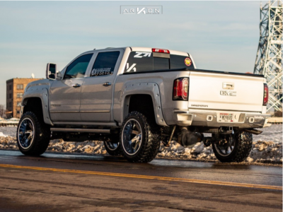 1 2016 Sierra 1500 Gmc Rancho Suspension Lift 65in Arkon Off Road Lincoln Polished
