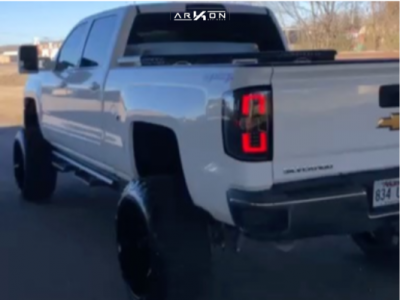 1 2015 Silverado 2500 Hd Chevrolet Rough Country Suspension Lift 75in Arkon Off Road Lincoln Black