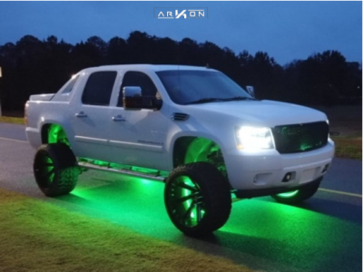 1 2008 Avalanche Chevrolet Fabtech Suspension Lift 6in Arkon Off Road Lincoln Black