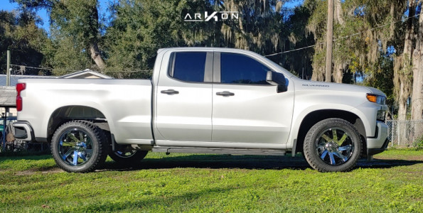 1 2019 Silverado 1500 Chevrolet Stock Air Suspension Arkon Off Road Lincoln Chrome