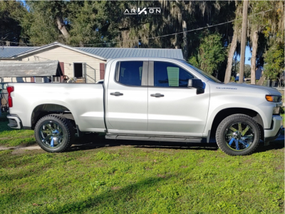 1 2019 Silverado 1500 Chevrolet Stock Air Suspension Arkon Off Road Lincoln Chrome