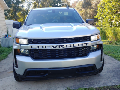 1 2019 Silverado 1500 Chevrolet Stock Air Suspension Arkon Off Road Lincoln Chrome