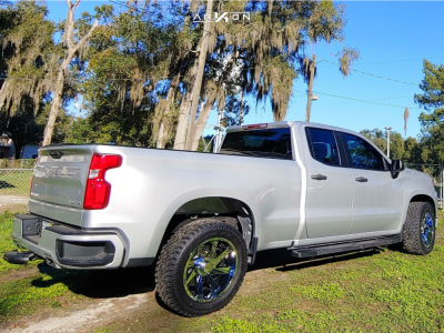 1 2019 Silverado 1500 Chevrolet Stock Air Suspension Arkon Off Road Lincoln Chrome