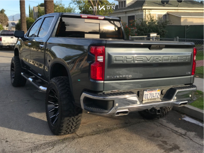 1 2019 Silverado 1500 Chevrolet Pro Comp Suspension Lift 6in Arkon Off Road Roosevelt Black