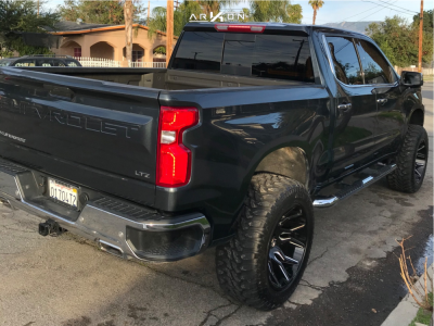 1 2019 Silverado 1500 Chevrolet Pro Comp Suspension Lift 6in Arkon Off Road Roosevelt Black