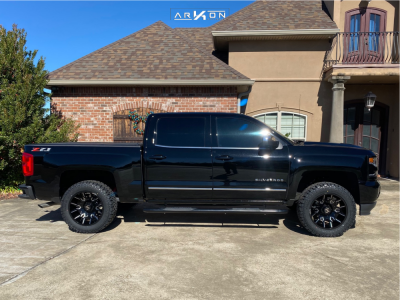 1 2018 Silverado 1500 Chevrolet Motofab Leveling Kit Arkon Off Road Roosevelt Machined Black