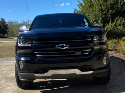 1 2018 Silverado 1500 Chevrolet Motofab Leveling Kit Arkon Off Road Roosevelt Machined Black