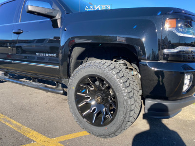 1 2018 Silverado 1500 Chevrolet Motofab Leveling Kit Arkon Off Road Roosevelt Machined Black