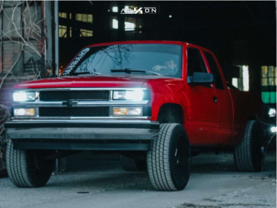 1 1993 C1500 Chevrolet Rough Country Suspension Lift 4in Arkon Off Road Cleopatra Black