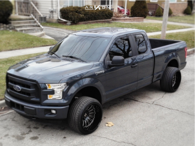 2016 Ford F-150 - 22x14 -81mm - ARKON OFF-ROAD Alexander - Leveling Kit - 315/30R22