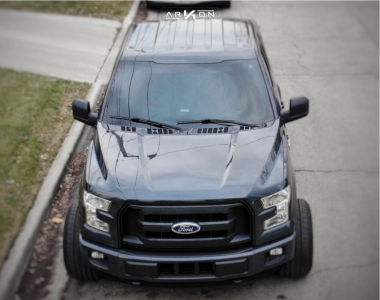 1 2016 F 150 Ford Rough Country Leveling Kit Arkon Off Road Alexander Black