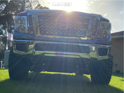 1 2019 Titan Xd Nissan Rough Country Suspension Lift 6in Arkon Off Road Lincoln Black