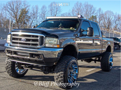 1 2002 F 250 Super Duty Ford Pro Comp Suspension Lift 9in Arkon Off Road Lincoln Chrome