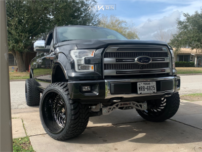 1 2015 F 150 Ford Mcgaughys Suspension Lift 65in Arkon Off Road Crown Series Victory Black