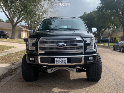 1 2015 F 150 Ford Mcgaughys Suspension Lift 65in Arkon Off Road Crown Series Victory Black