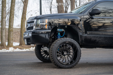 1 2010 Silverado 1500 Chevrolet Superlift Suspension Lift 8in Arkon Off Road Caesar Black