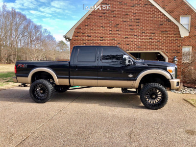 1 2014 F 250 Super Duty Ford Fabtech Suspension Lift 6in Arkon Off Road Alexander Black