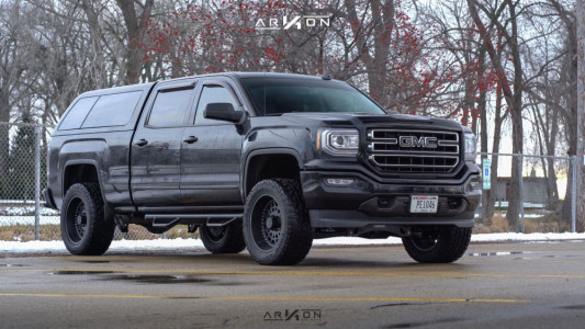 1 2017 Sierra 1500 Gmc Fabtech Suspension Lift 4in Arkon Off Road Crown Series Triumph Black