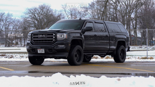 1 2017 Sierra 1500 Gmc Fabtech Suspension Lift 4in Arkon Off Road Crown Series Triumph Black