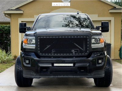 1 2015 Sierra 2500 Hd Gmc Leveling Kit Suspension Lift 3in Arkon Off Road Caesar Black