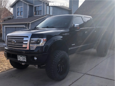 2013 Ford F-150 - 20x12 -51mm - ARKON OFF-ROAD Cleopatra - Suspension Lift 6.5" - 325/60R20