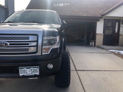 1 2013 F 150 Ford Mcgaughys Suspension Lift 65in Arkon Off Road Cleopatra Black