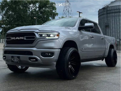 1 2019 1500 Ram Limited Revel Performance Leveling Kit Arkon Off Road Davinci Gloss Black