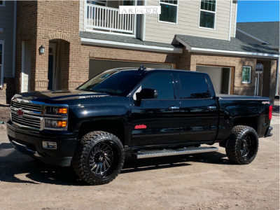 1 2015 Silverado 1500 Chevrolet Fabtech Suspension Lift 35in Arkon Off Road Caesar Black