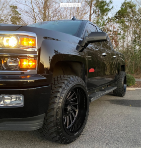 1 2015 Silverado 1500 Chevrolet Fabtech Suspension Lift 35in Arkon Off Road Caesar Black