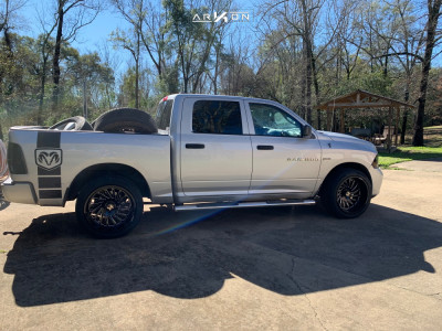1 2012 1500 Ram Stock Air Suspension Arkon Off Road Caesar Black