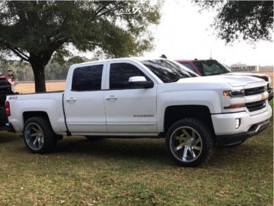 1 2018 Silverado 1500 Chevrolet Rough Country Suspension Lift 35in Arkon Off Road Lincoln Chrome