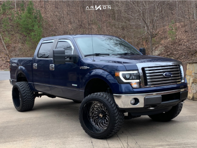 2012 Ford F-150 - 24x14 -81mm - ARKON OFF-ROAD Crown Series Victory - Suspension Lift 6" - 35" x 13.5"