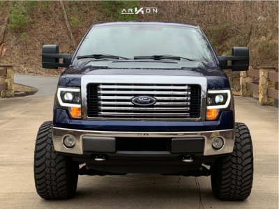 1 2012 F 150 Ford Rough Country Suspension Lift 6in Arkon Off Road Crown Series Victory Black
