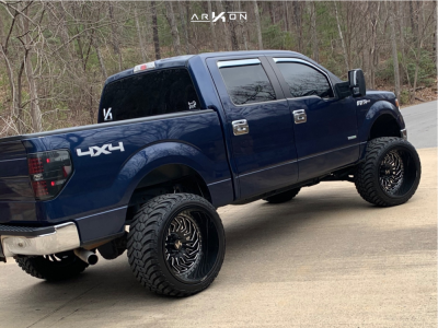 1 2012 F 150 Ford Rough Country Suspension Lift 6in Arkon Off Road Crown Series Victory Black