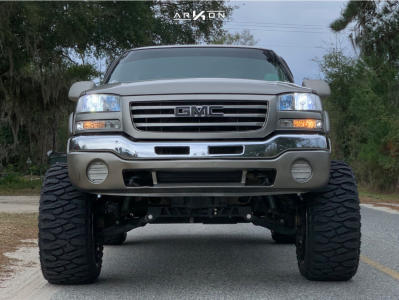1 2003 Sierra 1500 Gmc Rough Country Suspension Lift 7in Arkon Off Road Crown Series Victory Chrome