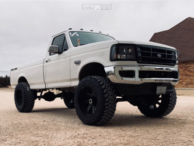 1997 Ford F-350 Super Duty - 22x12 -51mm - ARKON OFF-ROAD Lincoln - Suspension Lift 4" - 37" x 13.5"