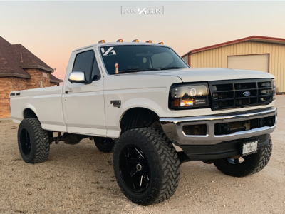 1997 Ford F-350 Super Duty - 22x12 -51mm - ARKON OFF-ROAD Lincoln - Suspension Lift 4" - 37" x 13.5"