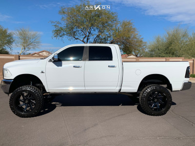 1 2011 Ram 2500 Dodge Pro Comp Suspension Lift 6in Arkon Off Road Lincoln Machined Black