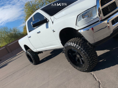 1 2011 Ram 2500 Dodge Pro Comp Suspension Lift 6in Arkon Off Road Lincoln Machined Black