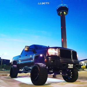 1 2016 Sierra 1500 Gmc Mcgaughys Suspension Lift 9in Arkon Off Road Lincoln Black