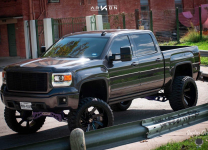 1 2016 Sierra 1500 Gmc Mcgaughys Suspension Lift 9in Arkon Off Road Lincoln Black