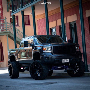 1 2016 Sierra 1500 Gmc Mcgaughys Suspension Lift 9in Arkon Off Road Lincoln Black