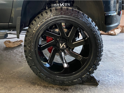 1 2019 Silverado 1500 Chevrolet Rough Country Suspension Lift 6in Arkon Off Road Lincoln Black