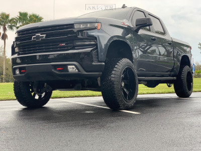 1 2019 Silverado 1500 Chevrolet Rough Country Suspension Lift 6in Arkon Off Road Lincoln Black
