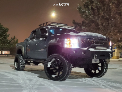 2009 Chevrolet Silverado 1500 - 24x14 -81mm - ARKON OFF-ROAD Lincoln - Suspension Lift 7.5" - 37" x 13.5"