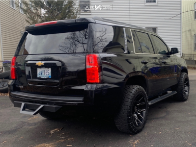 1 2015 Tahoe Chevrolet Stock Air Suspension Arkon Off Road Roosevelt Black