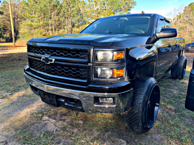 1 2014 Silverado 1500 Chevrolet Leveling Kit Suspension Lift 3in Arkon Off Road Cleopatra Black